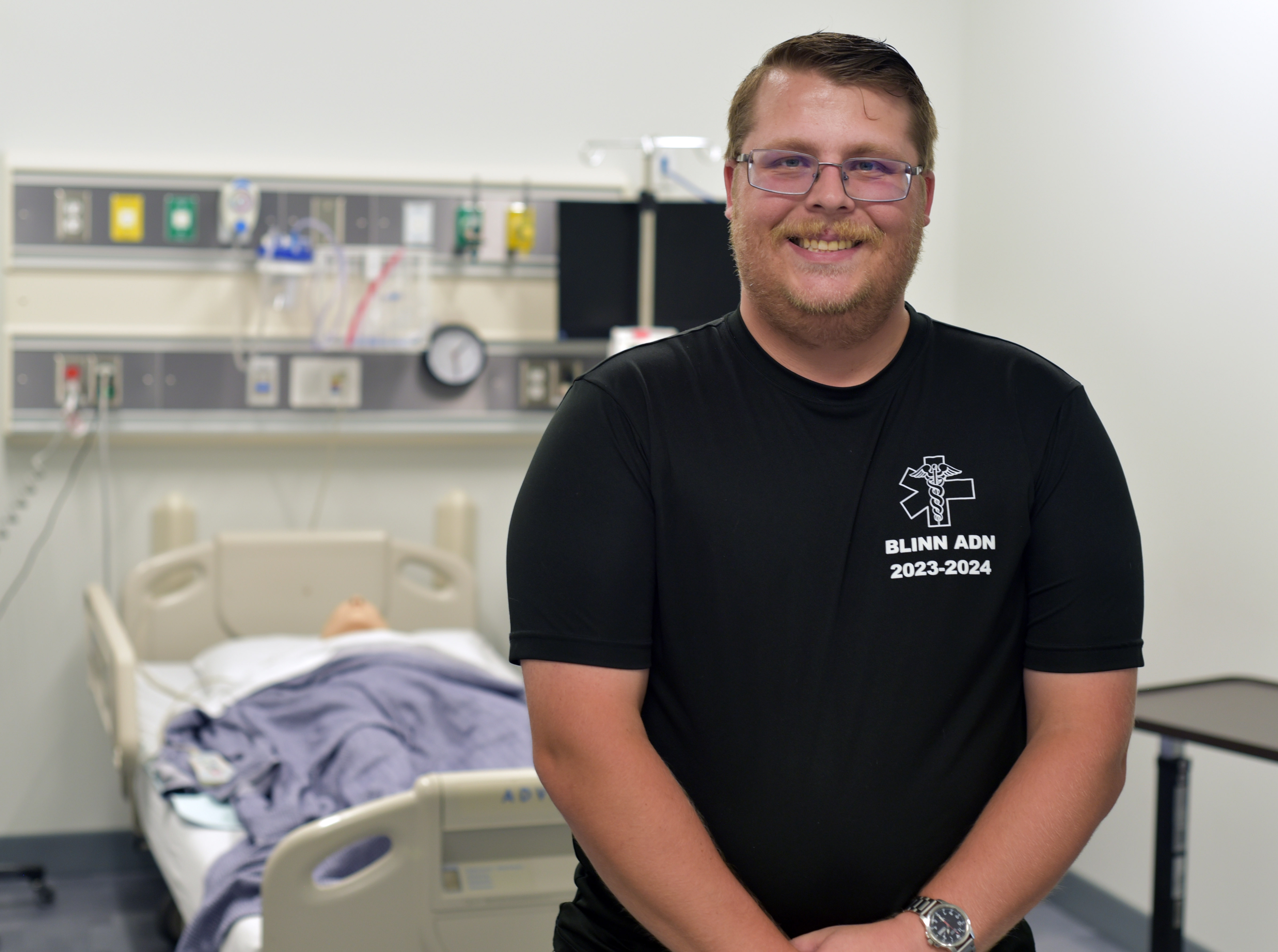 Paramedic-to-RN student Caleb Reed