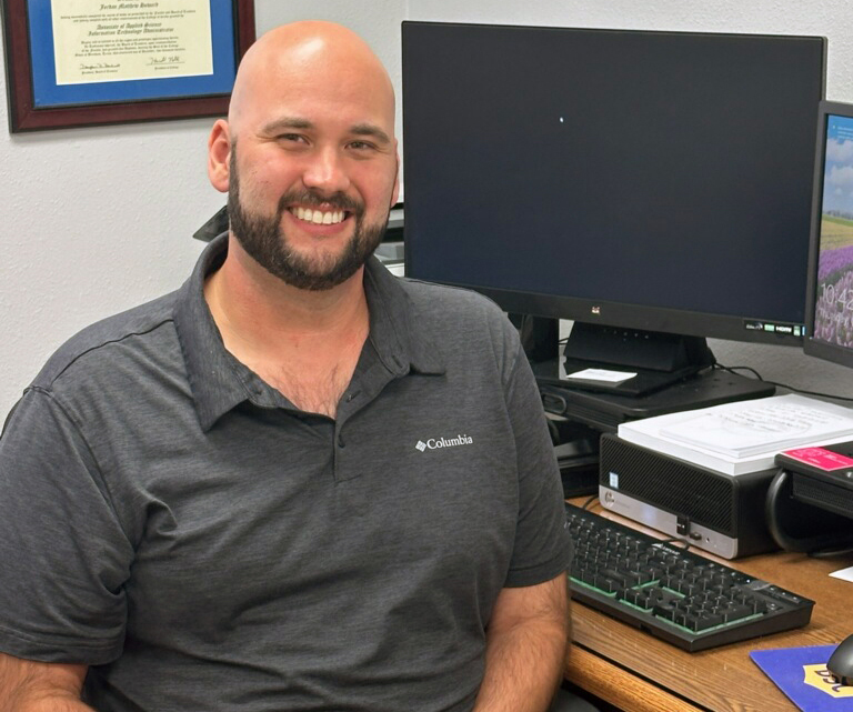 Jordan Howard discovered his perfect career path through Blinn's Information Technology Program