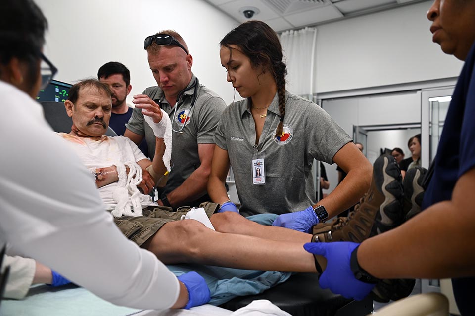 Blinn College health sciences students put their skills to the test during two-day emergency simulation exercise